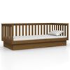 vidaXL Day Bed without Mattress Honey Brown 100x200 cm Solid Wood Pine