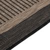vidaXL Outdoor Flatweave Rug 100x200 cm Dark Brown