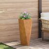vidaXL Planter 2 pcs Rusty 30 x 30 x 75 cm Weathering Steel