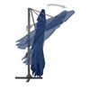 vidaXL Cantilever Garden Parasol with Aluminium Pole 4x3 m Azure Blue