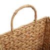 vidaXL Hanging Basket Natural 30 x 17.5 x 49.5 cm Water hyacinth