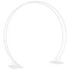 vidaXL Wedding Arch White 220 x 45 x 200 cm Steel