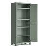 Keter Outdoor Storage Cabinet with Shelves Planet Jade Grey