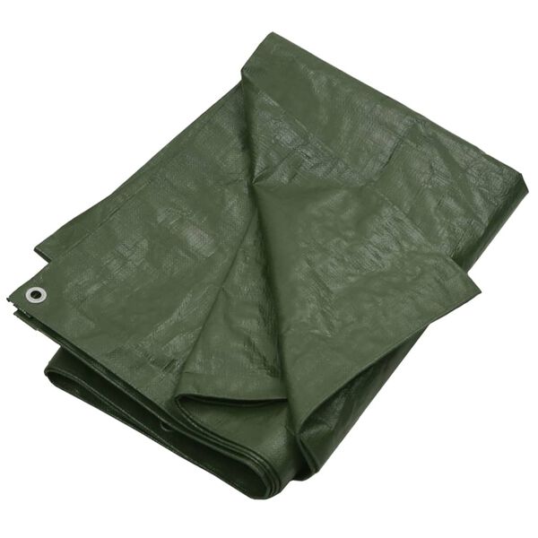 vidaXL Tarpaulin 180 g/m² 3x3 m Green HDPE