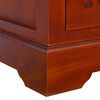 vidaXL Chest of Drawers Classical Brown 45x35x100cm Solid Mahogany Wood
