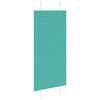 vidaXL Pleated Blind Petrol Green 60x100 cm Fabric Width 59.4 cm Polyester
