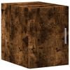 vidaXL Wall Cabinet Smoked Oak 30x42,5x40 cm Engineered Wood