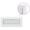 vidaXL Basement Window Internal Colour White RISOR 90 x 45 cm