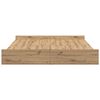 vidaXL Storage Bed Frame Artisan Oak 180 x 200 cm Engineered Wood
