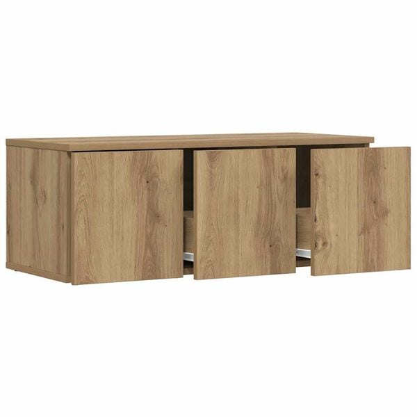 vidaXL TV Cabinet Artisan Oak 80x34x30 cm Engineered Wood