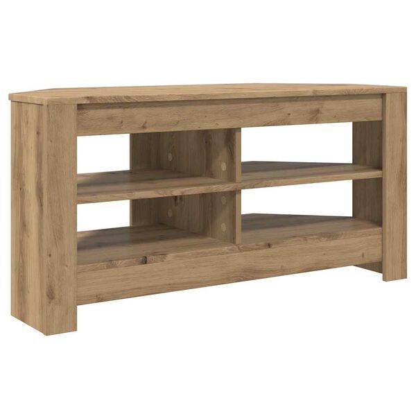 vidaXL Corner TV Cabinet Old Wood 102 x 40.5 x 45 cm Engineered Wood