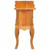 vidaXL Side Table Natural 60.5 x 30 x 61 cm Solid Mahogany Wood