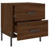 vidaXL Bedside Cabinets 2 pcs Brown Oak 40x35x47.5 cm Engineered Wood