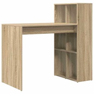 vidaXL Desk Sonoma Oak Engineered Wood 108 x 55 x 103.5 cm