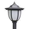 vidaXL Solar Lights 4 pcs with Chain Fence and Poles