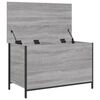 vidaXL Storage Bench Grey Sonoma 80x42.5x50 cm Engineered Wood