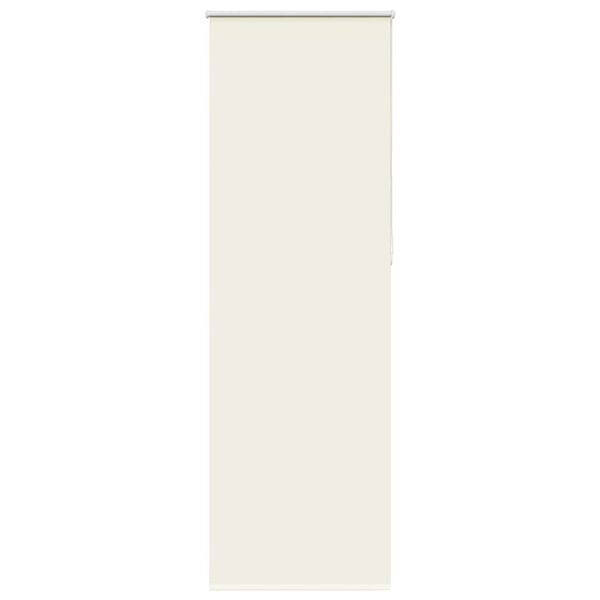 vidaXL Roller Blind Blackout Off White 65x230 cm Fabric Width 60.7 cm Polyester