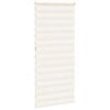 vidaXL Zebra Blind Marble Beige 100x230 cm Fabric Width 95.9 cm Polyester