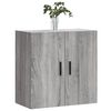 vidaXL Wall Cabinet Grey Sonoma 60x31x60 cm Engineered Wood