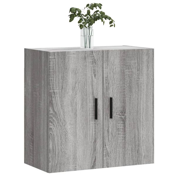 vidaXL Wall Cabinet Grey Sonoma 60x31x60 cm Engineered Wood