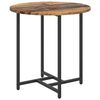 vidaXL Side Table Set 2 pcs Old Wood and Black