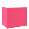 vidaXL Paper Bags 50 pcs with Handles Pink 32x22x28 cm