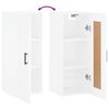 vidaXL Wall Mounted Cabinet White 34.5x34x90 cm Engineered Wood
