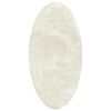 vidaXL Area Rugs Oval HUARTE Cream 100 x 200 cm 100% Polyester