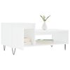 vidaXL Coffee Table White 100x50x45 cm Engineered Wood