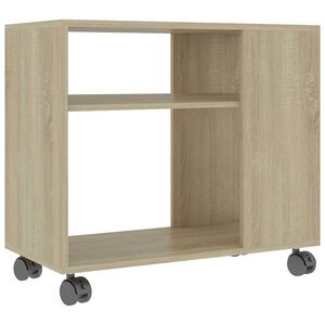 vidaXL Side Table Sonoma Oak 70x35x55 cm Engineered Wood