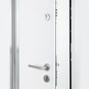 vidaXL Front Door White 110x207.5 cm Aluminium