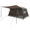 vidaXL Family Tent 10-Person Brown Grey Polyester and Steel