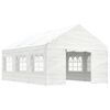 vidaXL Gazebo with Roof White 6.69x4.08x3.22 m Polyethylene