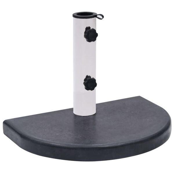 vidaXL Umbrella Base Black 40x28x4 cm Granite