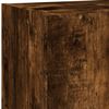 vidaXL 5 Piece TV Wall Units with LED Smoked Oak Engineered Wood