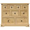 vidaXL Chest of Drawers Corona 101x45x82 cm Solid Wood Pine