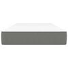 vidaXL Pocket Spring Bed Mattress Dark grey 120 x 190 x 20 cm Foam