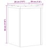 vidaXL Plant Stands 2 pcs Sonoma Oak 20x20x30 cm Engineered Wood