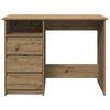vidaXL Desk Artisan Oak 102x50x75 cm Engineered Wood