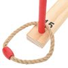 vidaXL Ring Toss Game Set Nature and Red 41 x 41 x 16 cm