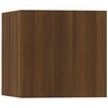 vidaXL 5 Piece TV Cabinet Set Brown Oak Engineered Wood