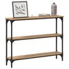 vidaXL Console Table Artisan Oak 100 x 22.5 x 75 cm Engineered Wood