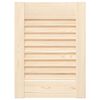vidaXL Cabinet Doors Louvred Design 2 pcs 39.5x29.5 cm Solid Wood Pine