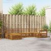 vidaXL Outdoor Sofa Set 6 pcs Natural