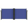 vidaXL Retractable Side Awning Blue 100x600 cm