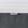 vidaXL Bed Mattress with Mattress Grey 140 x 200 cm Fabric