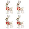 vidaXL Christmas Reindeer 4 pcs 360 LEDs Warm White
