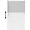 vidaXL Venetian Blinds Height Adjustable Silver 175 x 105 cm Aluminium
