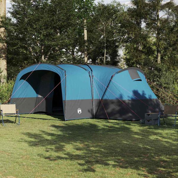 vidaXL Family Tent with Roof Blue and Grey 760 x 645 x 230 cm