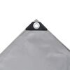 vidaXL Tarpaulin 650 g/m² 4x8 m Grey